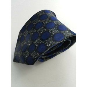 Blue black men 3.5 inch Tie new dress up vacation wedding prom suit date night